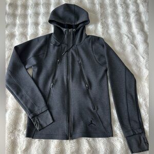 Nike Air Jordan Blay Grey Zip Up Men's Sweater Sz S